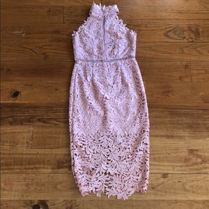 STUNNING Lulu’s Blush Lace Dress